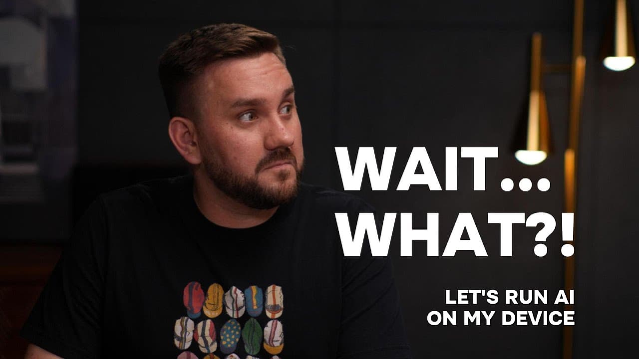 노트북에서 AI를 실행하세요